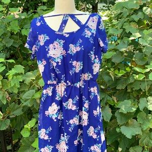 Floral print dress